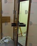 Установка двери в кассу