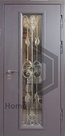Входная дверь со стеклом № 40 фото